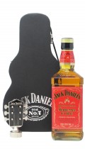 Jack Daniel's Tennessee Fire Guitar Case Whiskey Liqueur