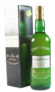 Loch Lomond (Rhosdhu) 1985 9 Year Old Cadenhead's with Box
