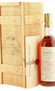 Macallan 1958 25 Year Old Anniversary Malt, Rare UK Edition