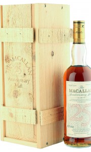 Macallan 1962 25 Year Old Anniversary Malt, UK 1987 Bottling with Box