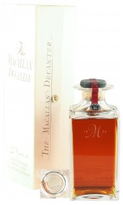 Macallan 1962 25 Year Old, Crystal Decanter with Stopper and Box