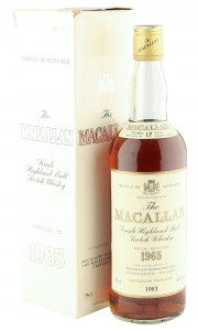 Macallan 1965 17 Year Old, Rare UK 1983 Bottling with Box