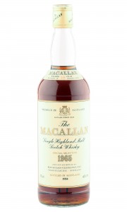 Macallan 1965 18 Year Old, Vintage UK Bottling