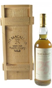 Macallan 1965 25 Year Old Anniversary Malt, UK Bottling with Box