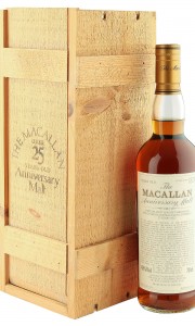 Macallan 1972 25 Year Old Anniversary Malt, UK Edition, Wooden Box