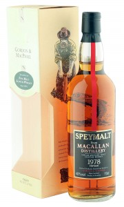 Macallan 1978 Vintage Speymalt, Gordon & Macphail 1998 Bottling