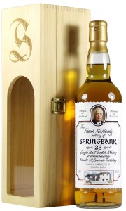 Springbank 25 Year Old, Frank McHardy Commemorative Edition with Box