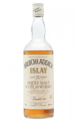 Bruichladdich 21 Year Old / Bottled 1980s Islay Single Malt Scotch Whisky
