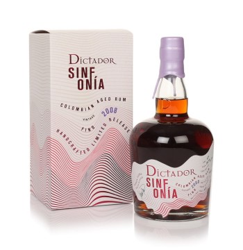 Dictador 14 Year Old  2008 (cask ExSH-422) Sinfonia Fino Cask Dark Rum