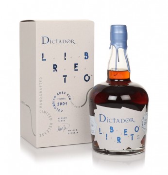 Dictador 21 Year Old 2001(cask PC-213) Libreto Port Cask Dark Rum