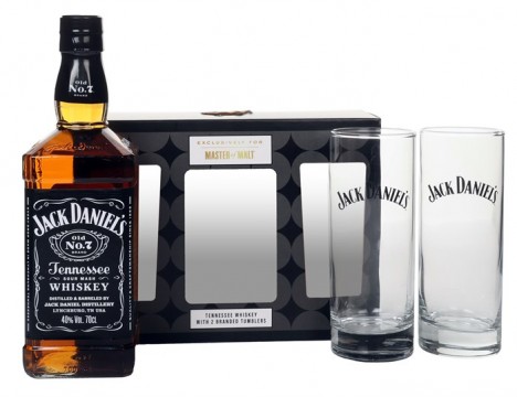 Jack Daniel's Gift Set with 2x Highball Glasses