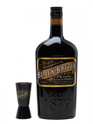 Black Bottle with Jigger Gift Set