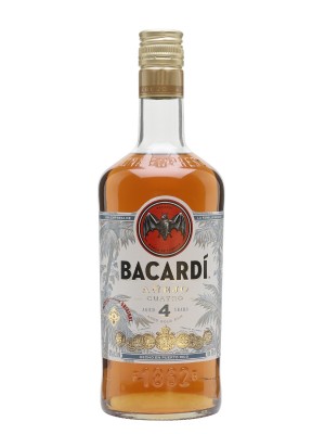 Bacardi Anejo Cuatro / 4 Year Old Single Modernist Rum