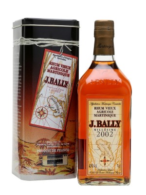 J Bally 2002 Millesime Agricole Rhum Single Traditional Column Rum