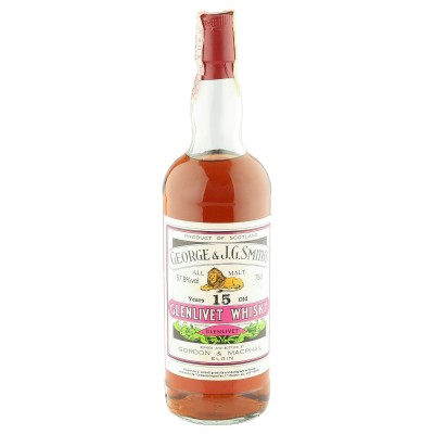 Glenlivet 15 Year Old, Eighties Gordon & MacPhail Cask Strength