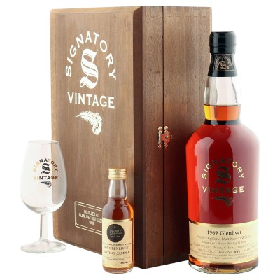 Glenlivet 1969 31 Year Old, Signatory Vintage 2000 Set - Cask 1392