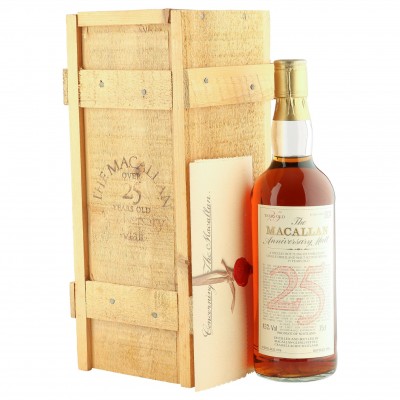 Macallan 1958 25 Year Old Anniversary Malt, Rare UK Edition