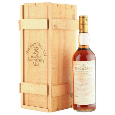 Macallan 1966 25 Year Old Anniversary Malt, German Import 1991 Bottling with Box | Single Speyside Malt Whisky | 43% | 70cl | The Whisky Vault