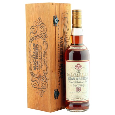 Macallan 1979 18 Year Old Gran Reserva with Presentation Box