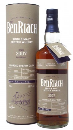 Benriach Single Cask #3236 2007 10 year old