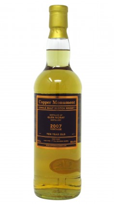 Glen Moray Copper Monument Single Cask #6359 2007 10 year old