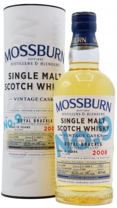 Royal Brackla Mossburn Vintage Casks No.9 2008 10 year old