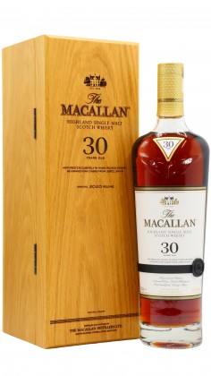Macallan Sherry Oak 2020 Release 30 year old
