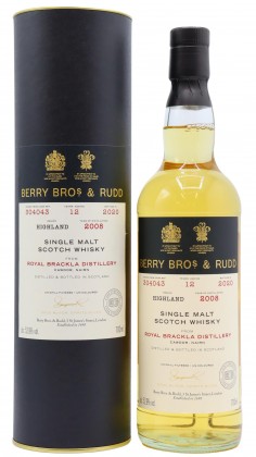 Royal Brackla Berry Bros & Rudd - Single Cask #304043 2008 12 year old