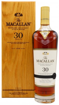 Macallan Sherry Oak 2021 Release 30 year old