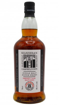 Kilkerran Cask Strength 100% Sherry Maturation 8 year old