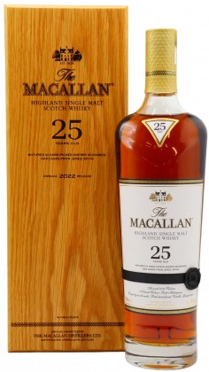 Macallan Sherry Oak 2022 Release 25 year old