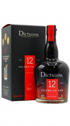 Dictador Colombian 12 year old Rum