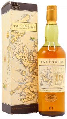 Talisker Single Malt Scotch (Old Bottling) 10 year old