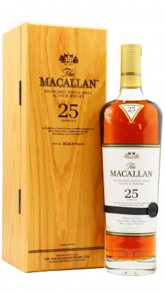 Macallan Sherry Oak 2023 Release 25 year old