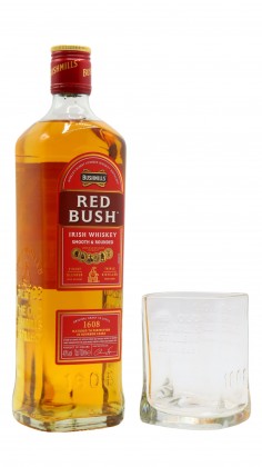 Bushmills Branded Glass & Red Bush