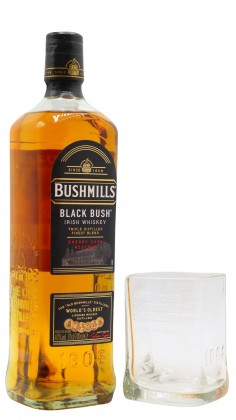 Bushmills Branded Glass & Black Bush