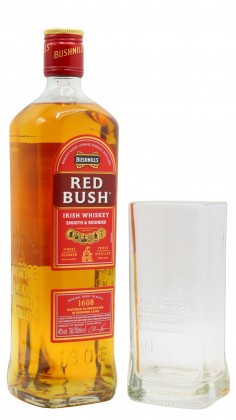 Bushmills Highball Glass & Red Bush