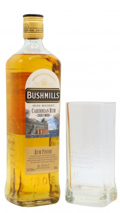 Bushmills Highball Glass & Caribbean Rum Cask Finish