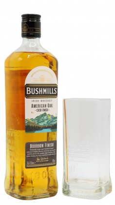 Bushmills Highball Glass & American Oak Cask Finish