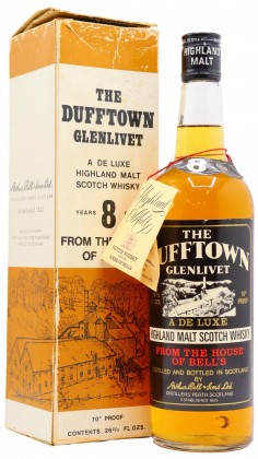 Dufftown Glenlivet Deluxe Highland Malt (Old Bottling) 8 year old