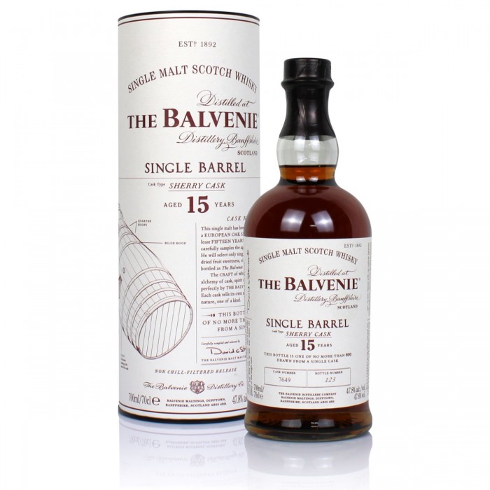 Balvenie 15 Year Old Single Barrel | Single Malt Scotch Whisky