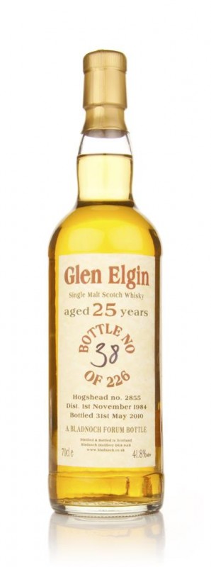 Glen Elgin 25 Year Old 1984 Cask 2855 Bladnoch
