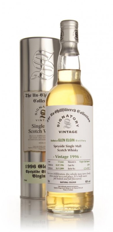 Glen Elgin 13 Year Old 1996 Un-Chillfiltered Signatory