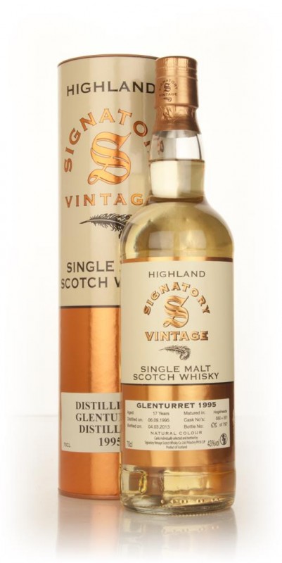 Glenturret 17 Year Old 1995 casks 550+551 Signatory