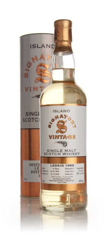 Ledaig 17 Year Old 1993 Signatory