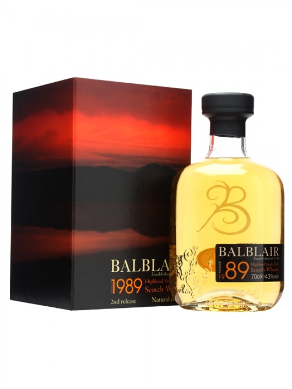 ウイスキー BALBLAIR 1989 50ml Balblair バルブレア 1989 31年 The Nectar 15th Anniversary