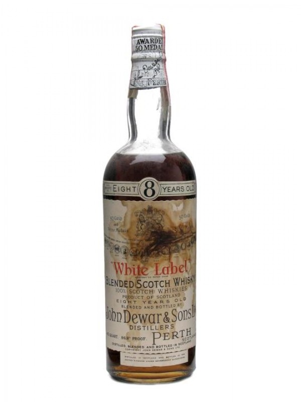Dewar's White Label 8 Year Old Bottled 1930's