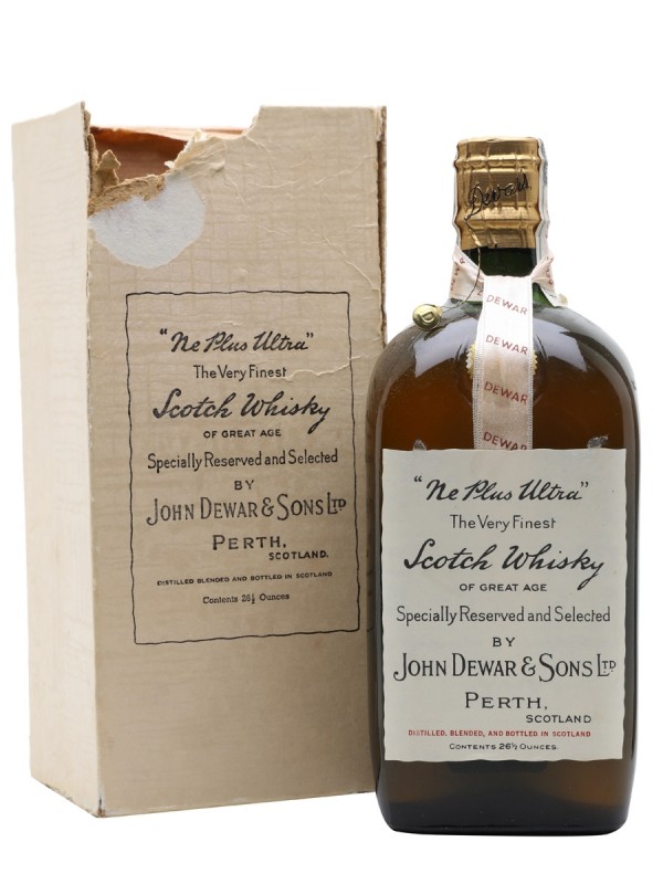 Ne Plus Ultra Dewar's Spring Cap Bottled 1940s