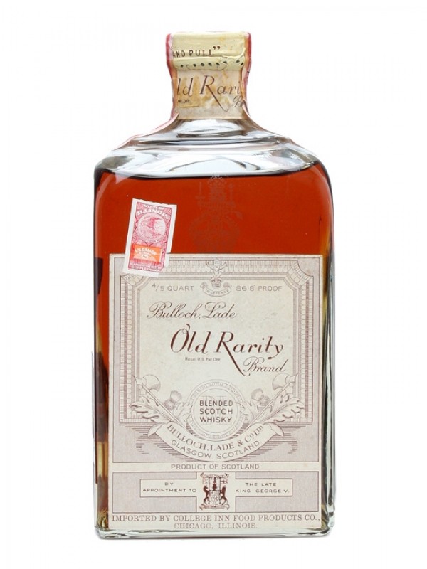 Old Rarity Bottled 1940s
