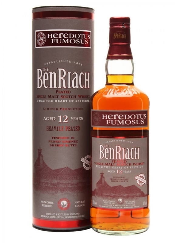Benriach 12 Year Old Heredotus Fumosus Pedro Ximinez Peated